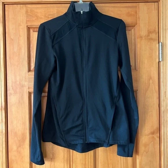 Champion Women's Full Zip Long Sleeve Sheer Back Top - Picture 4 of 4